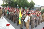 مراسم صبحگاه - اردوگاه شهید بروجردی ، سنندج