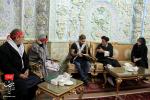 مصاحبه چند تن از اعضای کاروان با صدا و سیمای مرکز قم در حرم مطهر