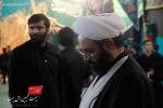 حضور حجت الاسلام لطفی- مدیر رادیو معارف- در مراسم هیئت